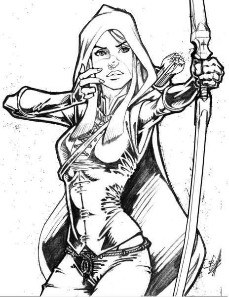 Девушка воин