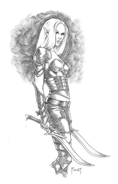 Валькирия рисунок
