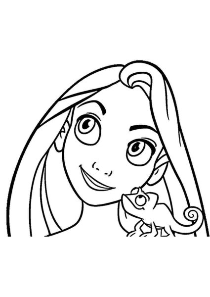 Раскраски принцессы Диснея Жасмин