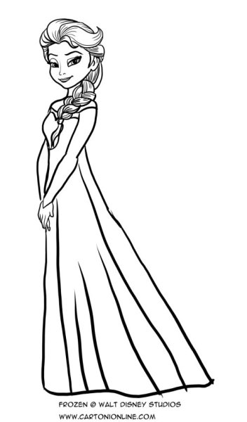 Раскраски принцессы Диснея Золушка