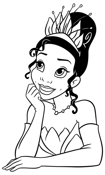 Принцесса Бель раскраска