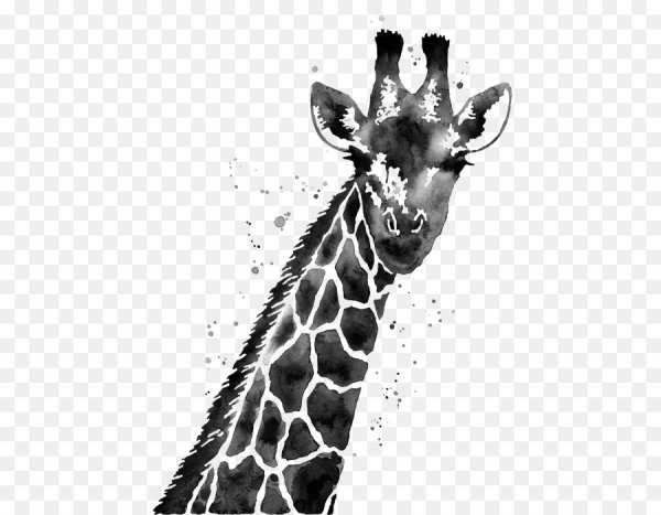 Стилизованная голова жирафа