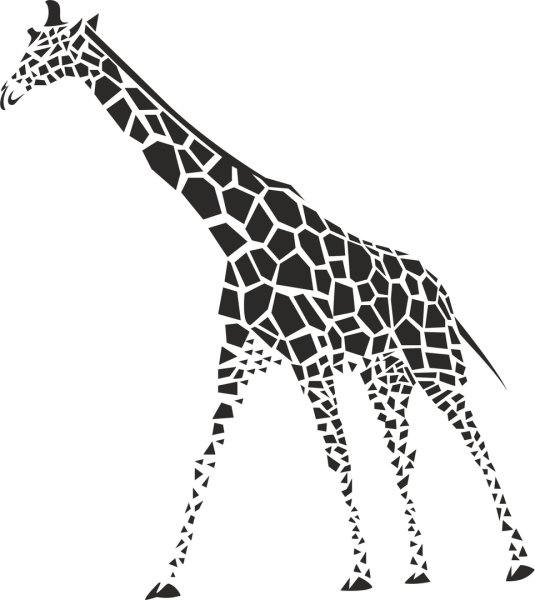 Жираф вектор