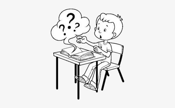 Ученик раскраска для детей