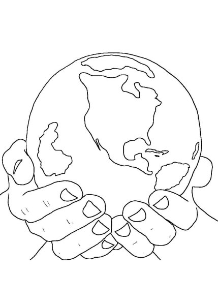 Экология раскраска для детей