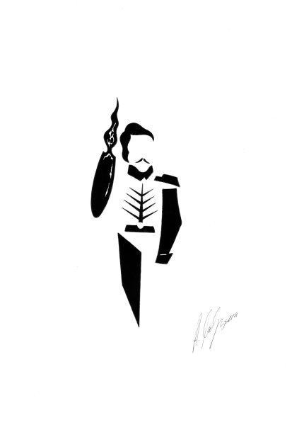 Графический рисунок Лермонтова