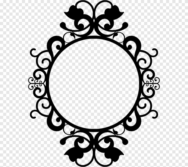 Круглые Винтажные рамки