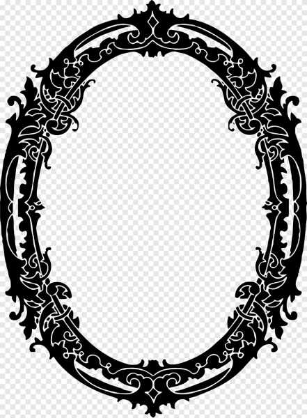 Овальная рамка Готика