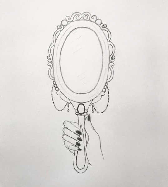 Зеркало скетч