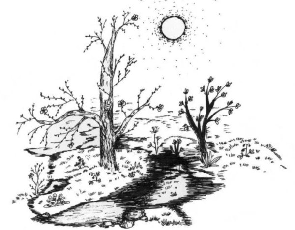 Весна рисунок