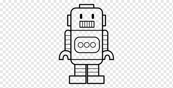 Маленький робот рисунок