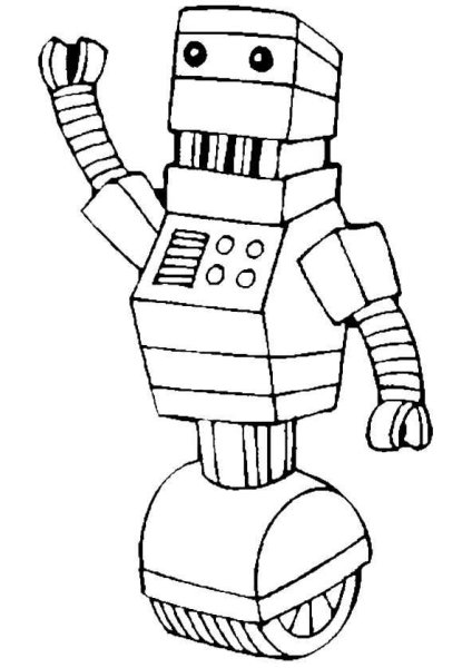 Робототехника раскраска