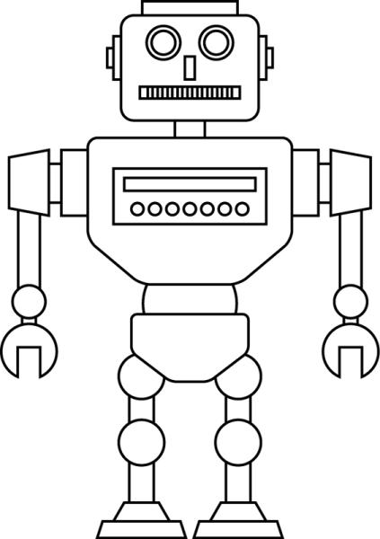 Роботы картинки для печати