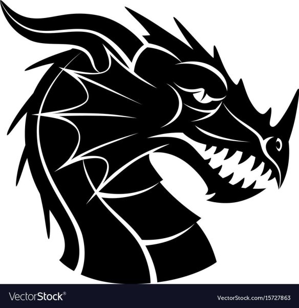 Стилизованная голова дракона