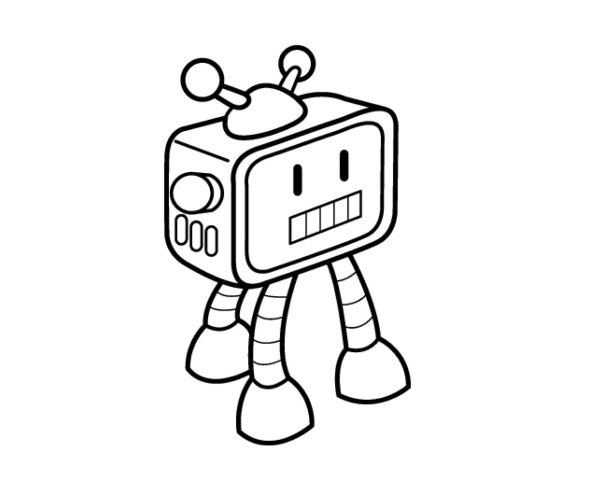 Робот рисунок для детей