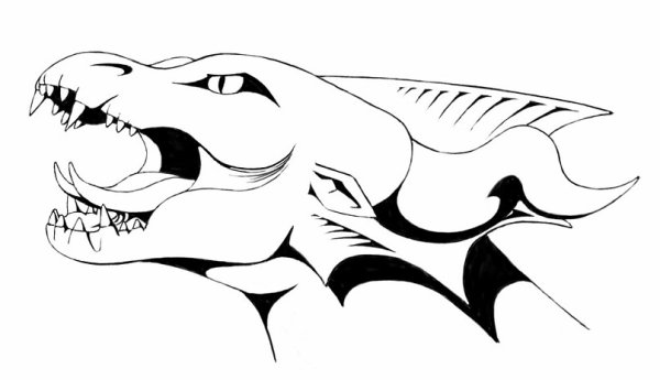 Черные тату эскизы