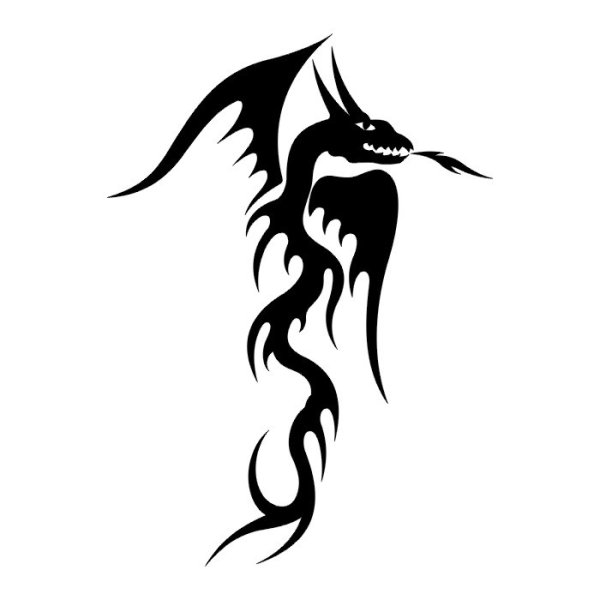 Черные тату эскизы