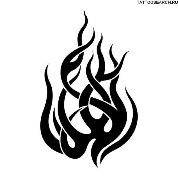 Огонь эскиз