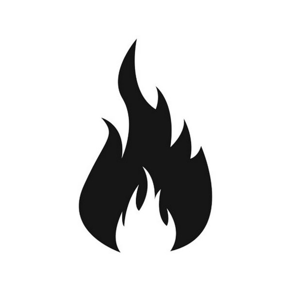 Пламя силуэт