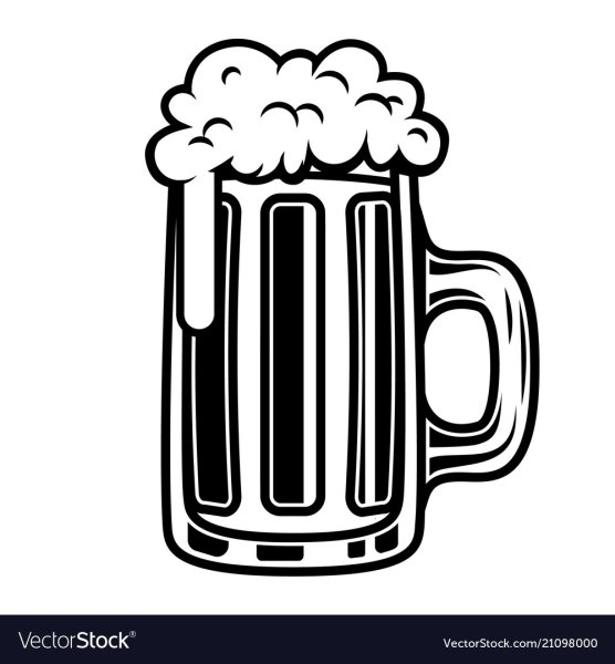 Пиво Кружка лого чб