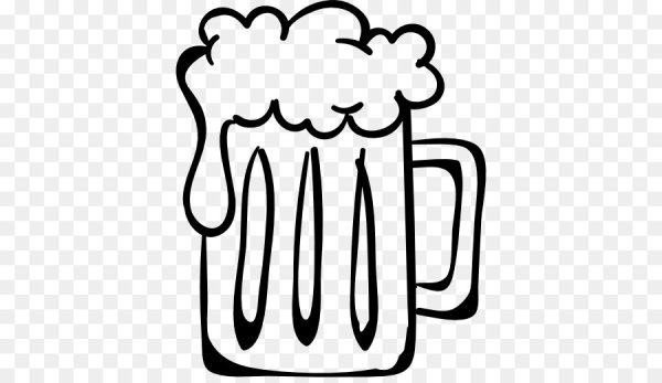 Кружка пива контур