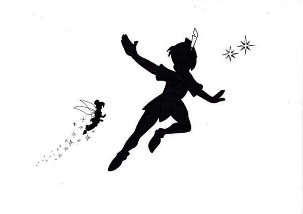 Питер Пэн раскраска для детей