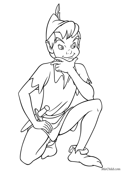 Питер Пэн рисунок