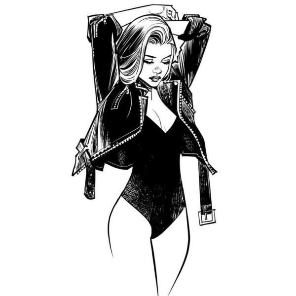 Девушка рисунок