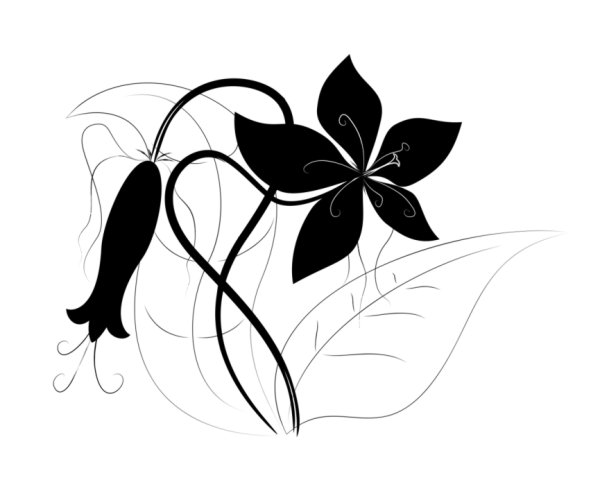 Стилизованные цветы