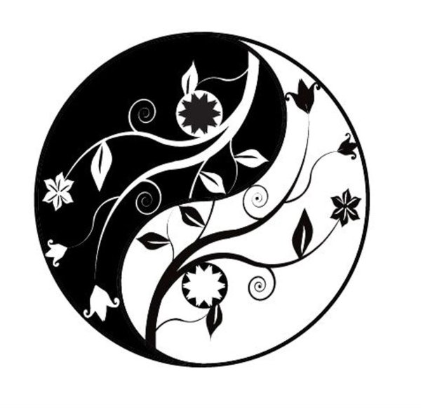 Растительный орнамент в круге