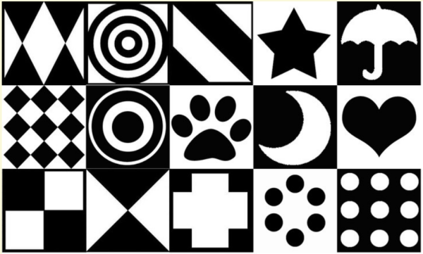 Черно белые карточки для грудничков