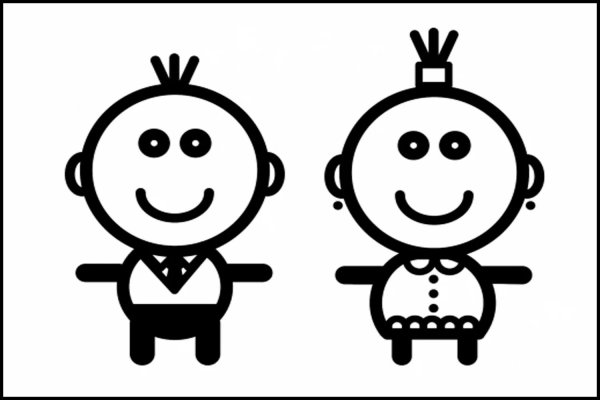 Карточки Монтессори для новорожденных