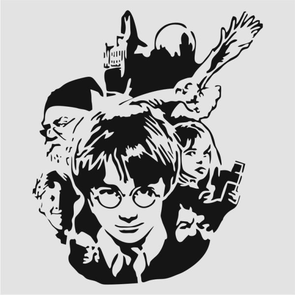 Гарри Поттер герб Гриффиндора раскраска