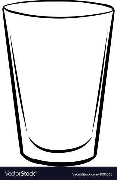 Стакан раскраска для детей