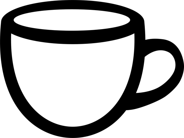 Чашка контур