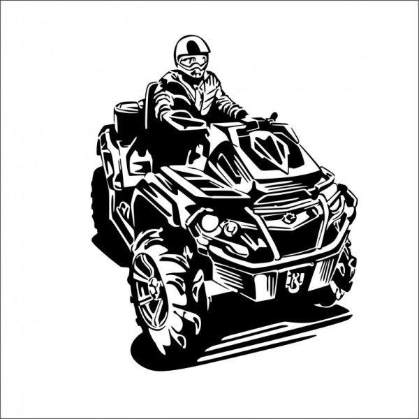 Квадроцикл вектор