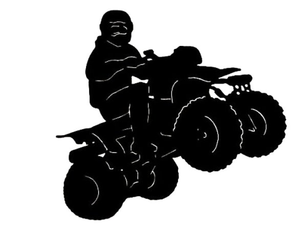 Трафарет квадроцикла