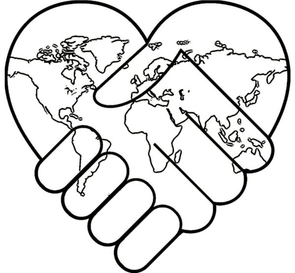 Раскраска мир