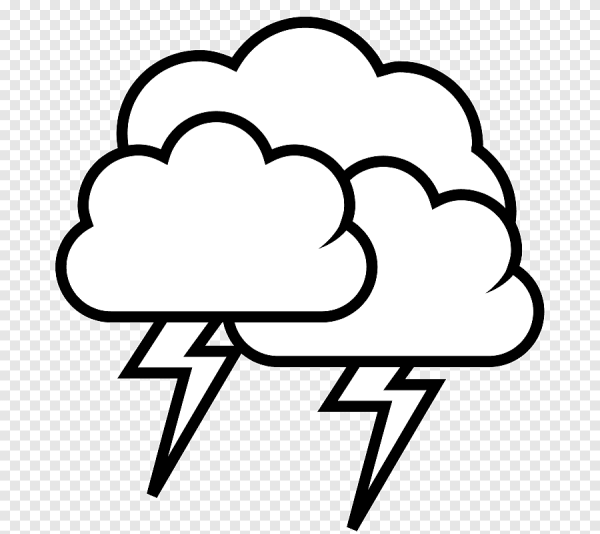 Гроза раскраска для детей