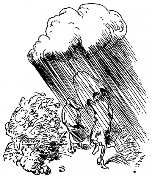 Гроза рисунок карандашом