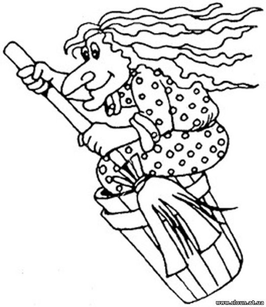 Фея Бефана раскраска