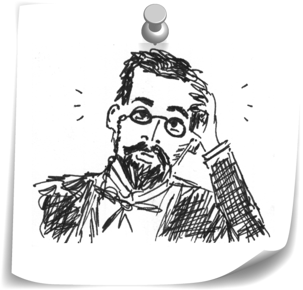 Антон Чехов шарж