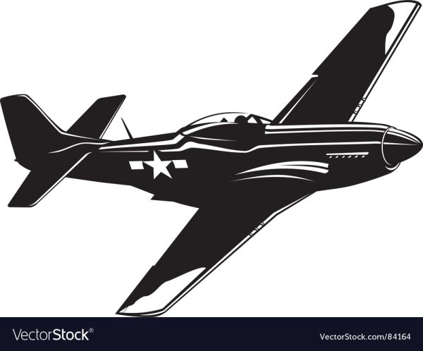 Советский военный самолет силуэт
