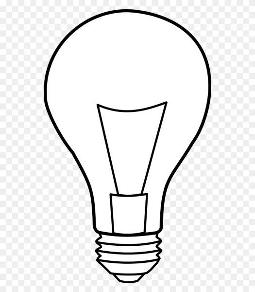 Лампочка трафарет