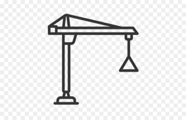 Строительный кран пиктограмма