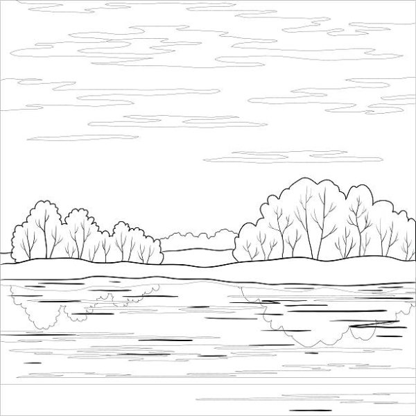 Река шаблон