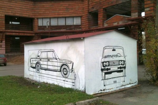 Разрисованные гаражи