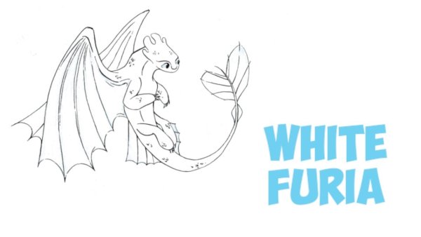 Раскраска дракон дневная фурия