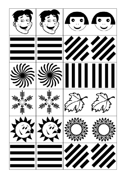 Рисунки для младенцев черно белые