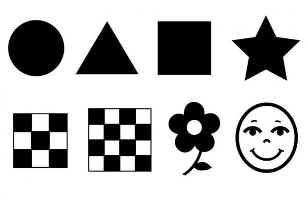 Черно белые фигуры